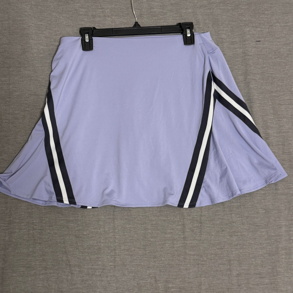 Nike Purple Athletic Skort Lavender Tennis Golf Skirt with Side Stripes Large